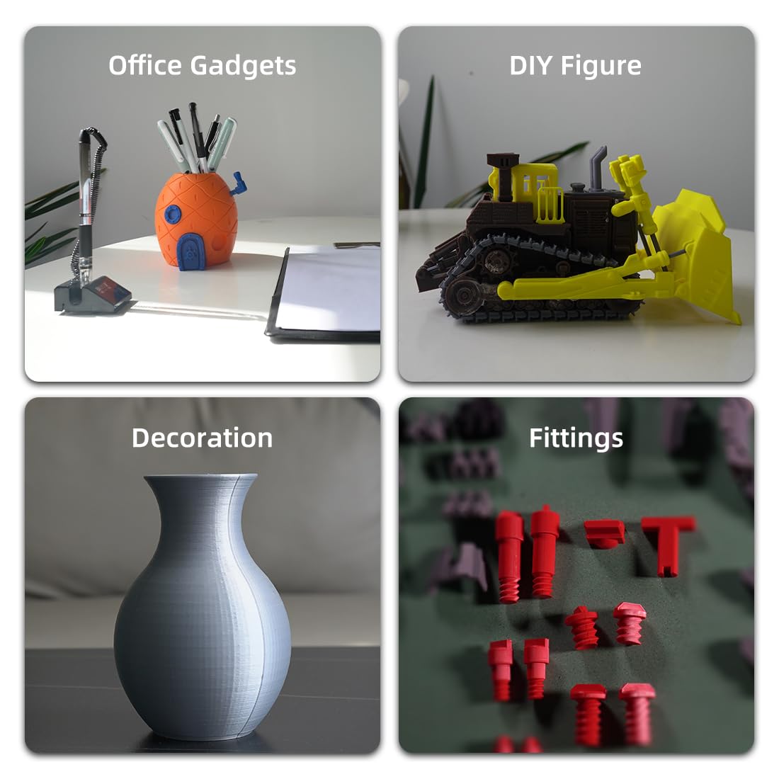 FLSUN V400 3D Printer Moving Speed Fastest 600mm/s 20000+ mm/s² FDM Delta 3D Printer with 7" Klipper Firmware Pad, 300℃ Nozzle, Direct Drive Extruder, PEI Bed, Printing Size Φ11.8"x16" (FLSUN V400) FLSUN