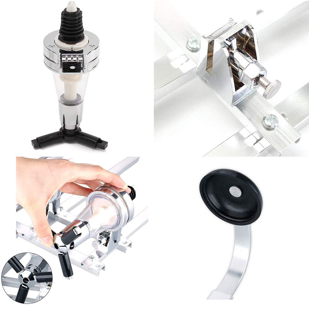 HAPYFMSHI Wall-Mounted House Liquor Dispenser | Alcohol Station Cocktail Tap, Push-Release Valves, Home Bar, Man Cave | Easy Assemble - Wooden Board NOT Included (4 Bottle) HAPYFMSHI