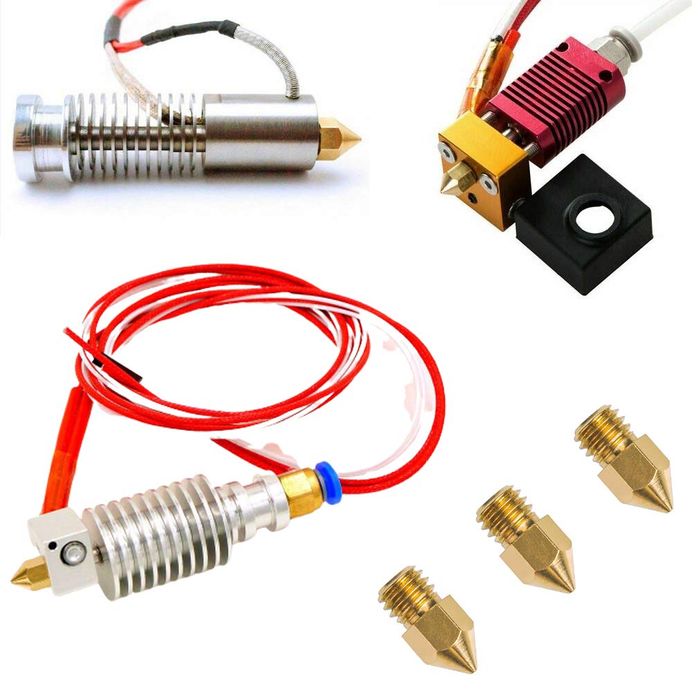 3D Printer Extruder Nozzles 0.2mm 0.3mm 0.4mm 0.5mm 0.6mm 0.8mm 1.0mm for Anet A8 Makerbot MK8 Creality CR-10 Ender 3 Ender 5 IRCHLYN (40 Pcs) IRCHLYN