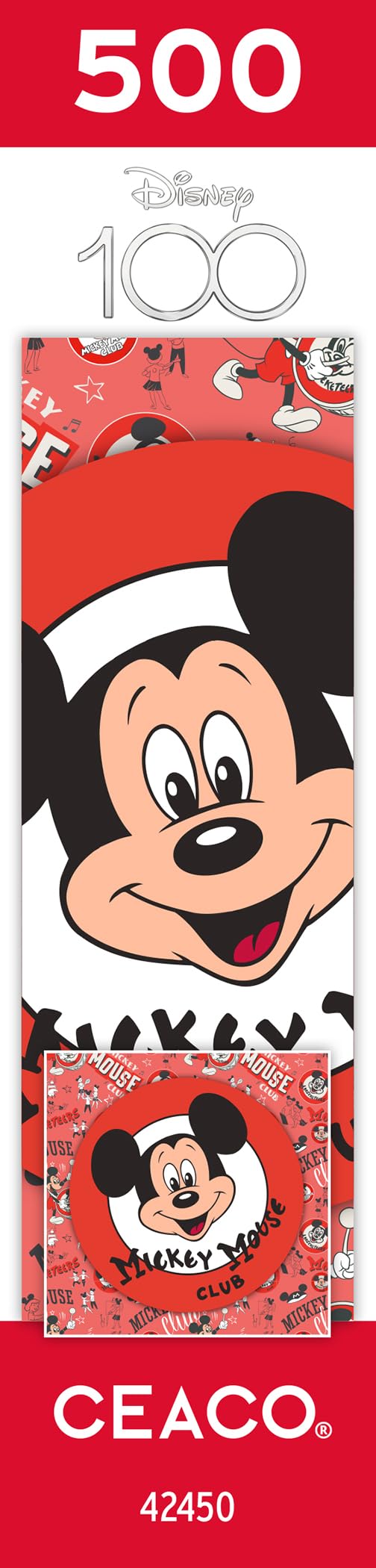 Ceaco - Disney's 100th Anniversary - Classic Moments - The Mickey Mouse Club - 500 Piece Jigsaw Puzzle Ceaco