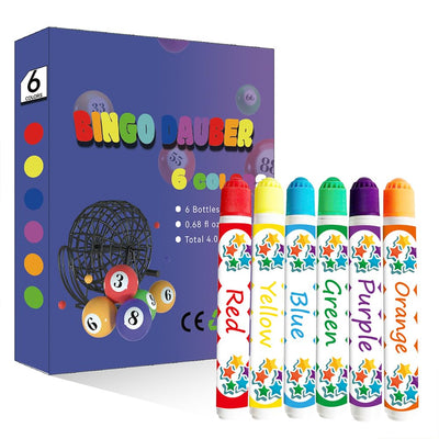 Blimark Bingo Daubers Clearance Dot Markers: Bright Non-Toxic Washable Mini Bingo Dobbers Paint Dot Art Markers Bingo Dabbers for Kids Toddlers - Perfect for Kids' Hand-Eye Coordination Development