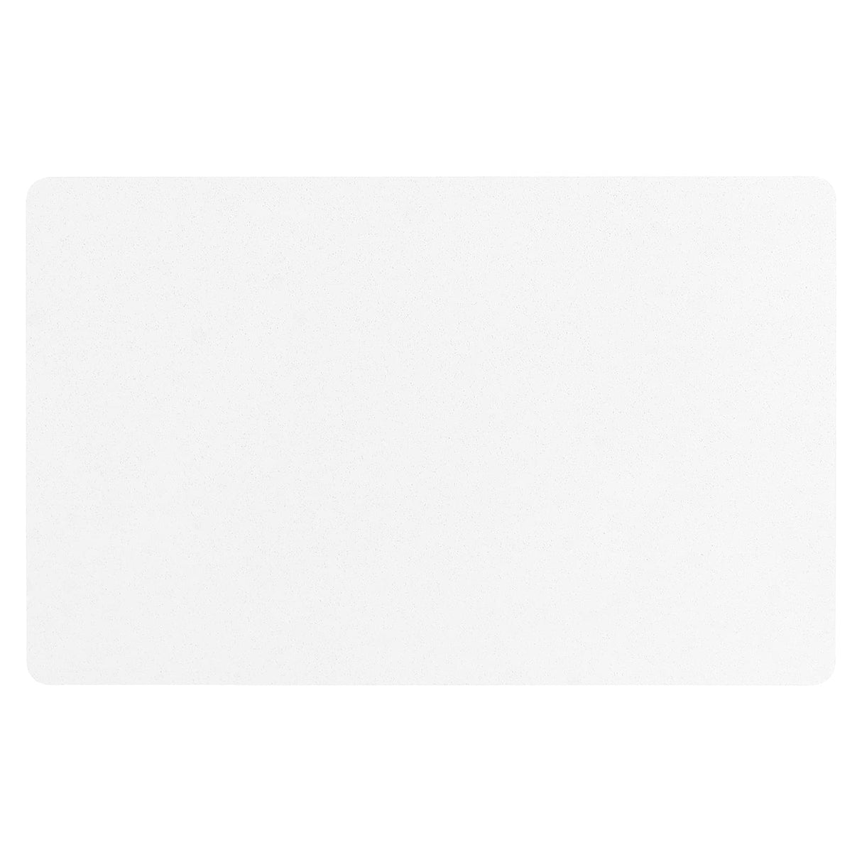 HEIHAK 100 PCS 3.4 x 2.1 Inch Sublimation Metal Business Cards, White Aluminum Blank Smooth Name Cards Gift Cards VIP Cards for Most Custom Laser Engraving, 0.01 inches Thick HEIHAK