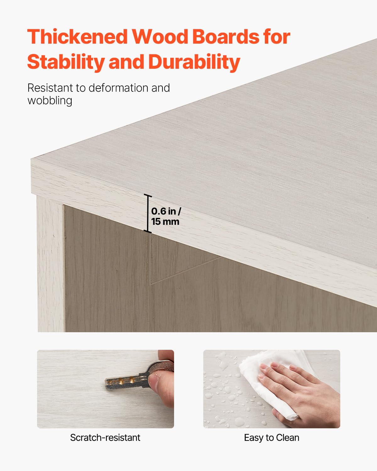 VEVOR 5 Tiers Wide Bookshelf, 68 in Wooden Open Bookcase with Display Storage Organizer Shelf, Freestanding Tall Display Floor Bookcase Bookshelf for Library, Bedroom, Living Room, Office, White VEVOR