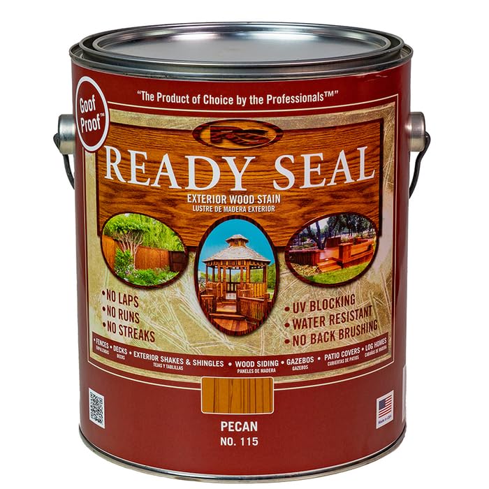 2-Pack of 1 gal Ready Seal 115 Pecan Exterior Stain & Sealer for Wood Ready Seal