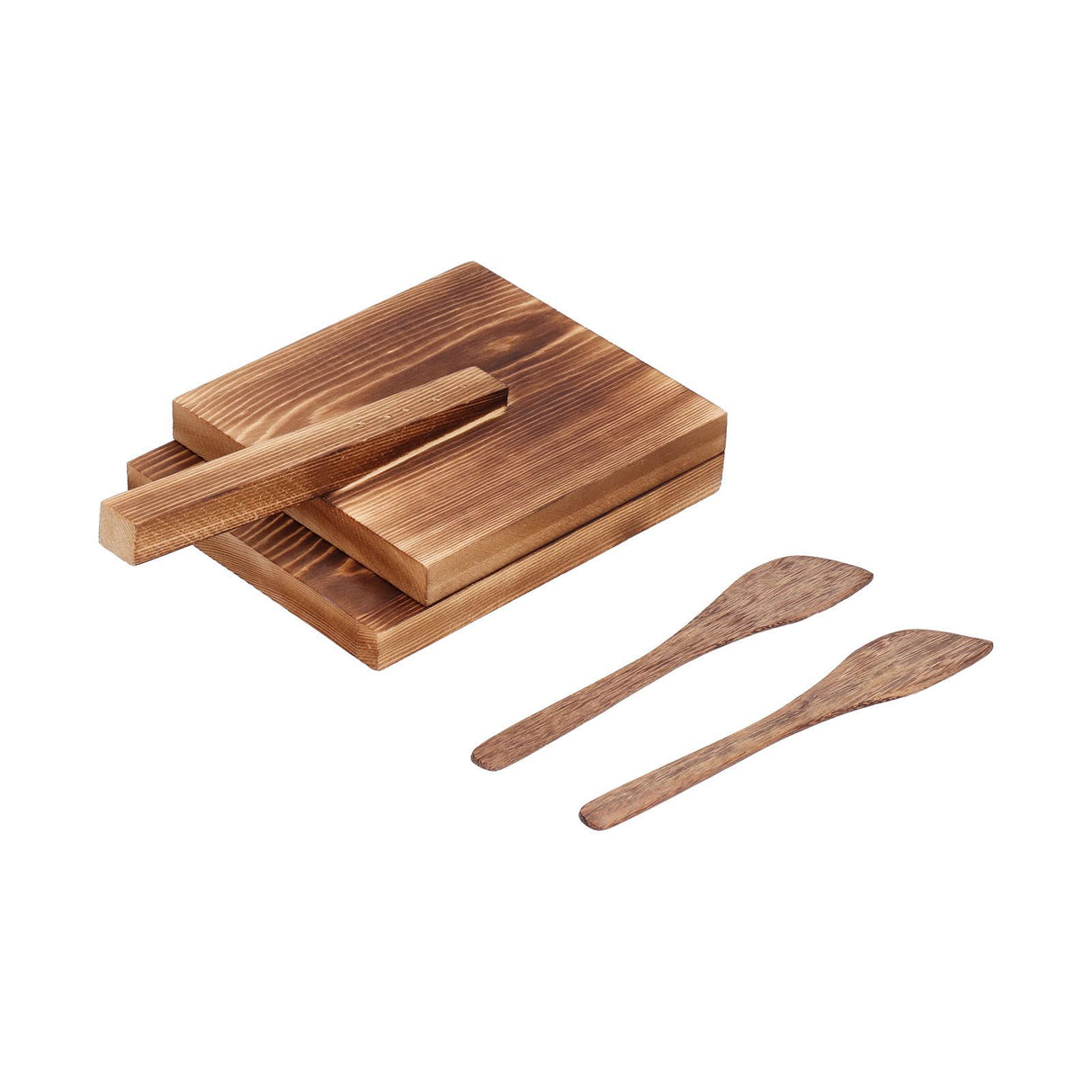 Wooden Tortilla Press, Manual Tortilla Maker Square Tamale Spreader Tool Maquina Para Hacer Tortillas Baking Pressing Tool for Homemade Tortillera Jwthee