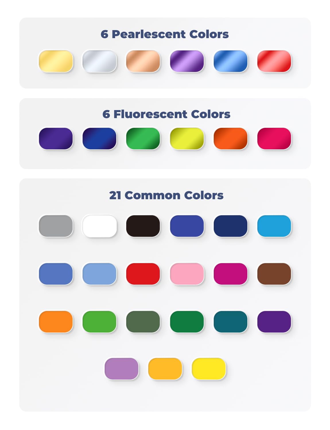 Oasser Airbrush Paint 33 Colors with 3 Thinner, Water-Based Acrylic Air Brush Paint Set, Ready to Spray for Beginners, Hobbyist and Artists, 20 ml/Bottle Oasser