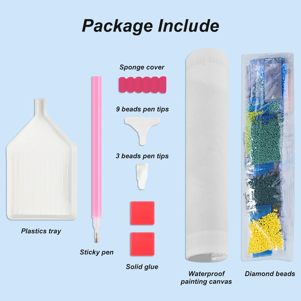 FHBUBPUP Diamond Painting Kits for Adults Animal Dog, Kiss The Dog Diamond Art Kits, 5D DIY Full Drill Round Gem Painting Art Craft Home Decoration Gift 12×12Inch FHBUBPUP