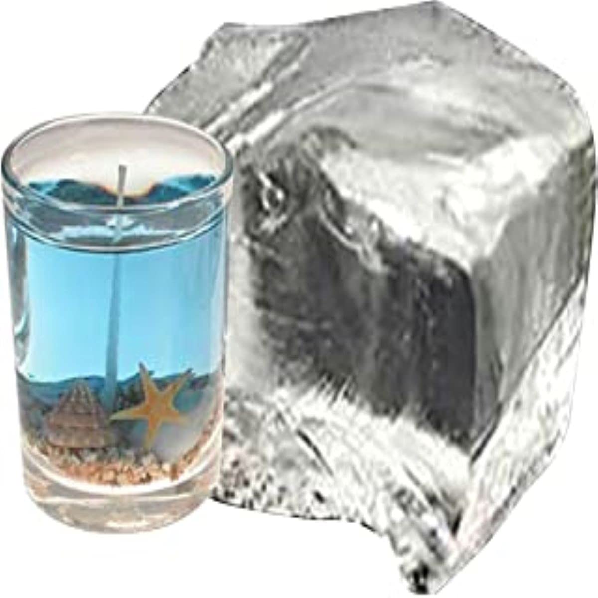 High Density Gel Candle Wax 30 LB Box - (6-5 Pound Bags) - Great for Decorative Candles, Dessert Candles, Works Great with embeds……… Virginia Candle Supply