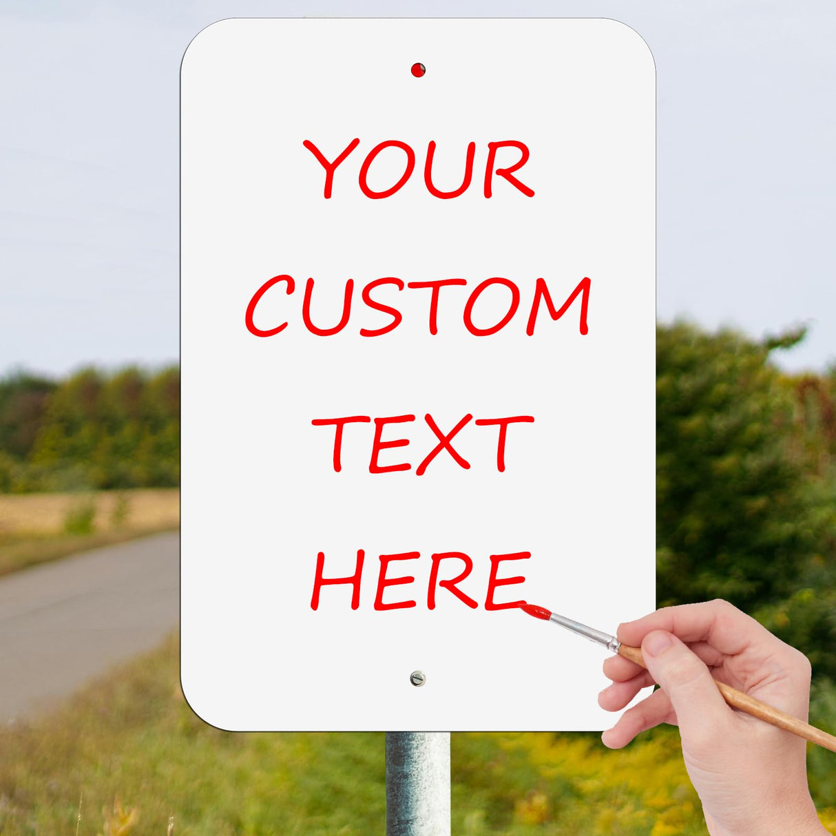 Blank Aluminum Signs 4-Pack, 18 x 12 Inches Blank Metal Sign, Write-On Sign, Blank Sign for Vinyl DTF Screenprint or Flatbed Printed Graphics, Rust Free Weather Resistant, Waterproof, Durable Ink, Easy to Mount Indoor or Outdoor Use MINGHONG