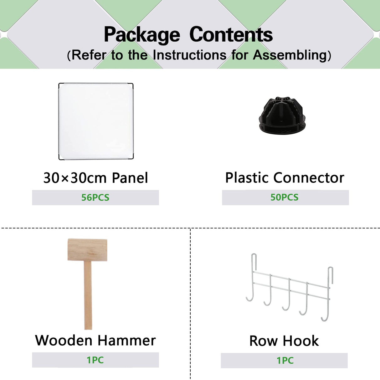 C&AHOME Cube Storage Organizer, 16-Cube Shelves Units, Plastic Storage Cubes, DIY Closet Organizer, Modular Closet Storage Shelves Ideal for Home, 48.4" L × 12.4" W × 48.4" H Transparent SUM3016W C&AHOME