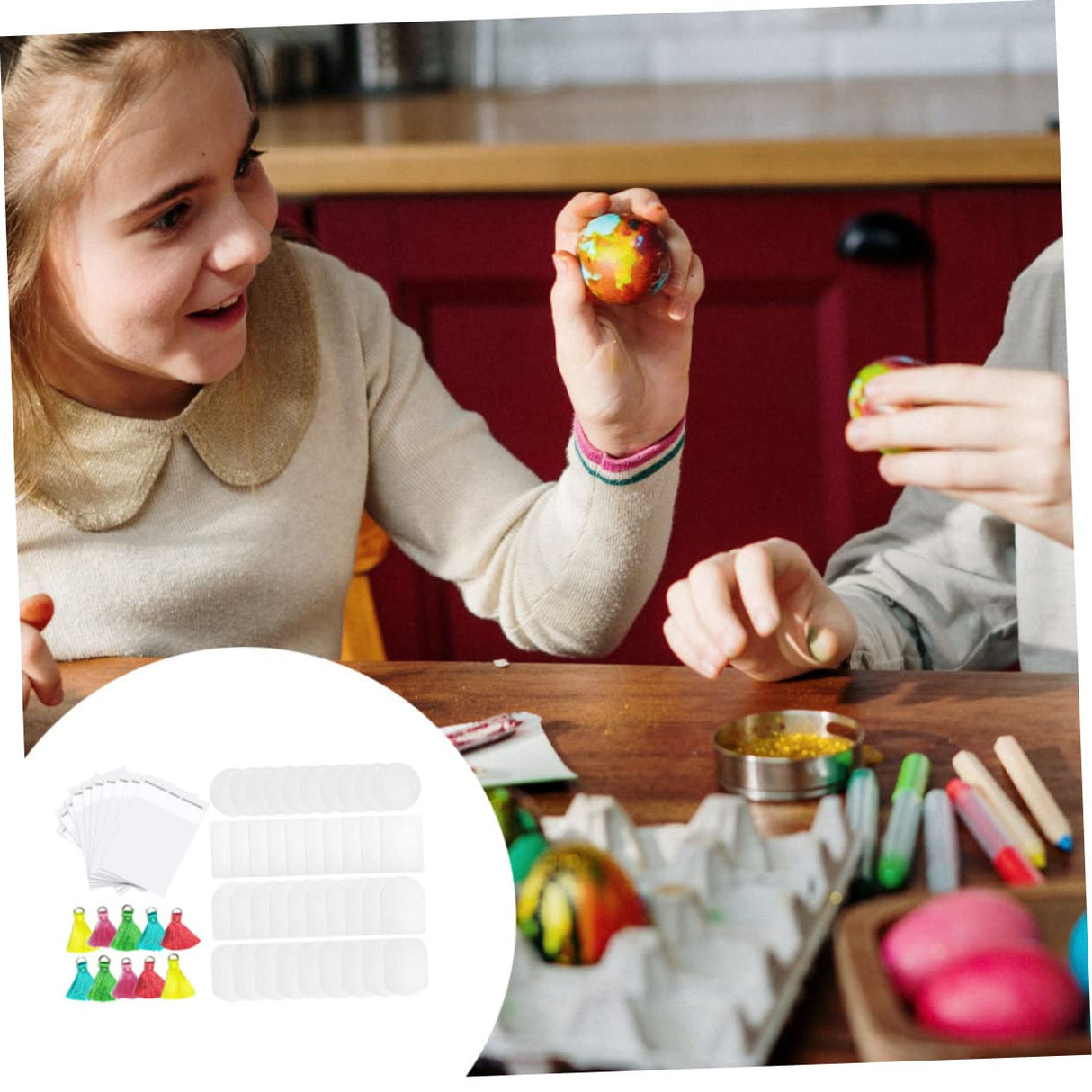 VINTORKY 1 Set Air DIY Sublimation Blanks Felt Car Sublimation Air Freshener Blank Car Air Freshener VINTORKY