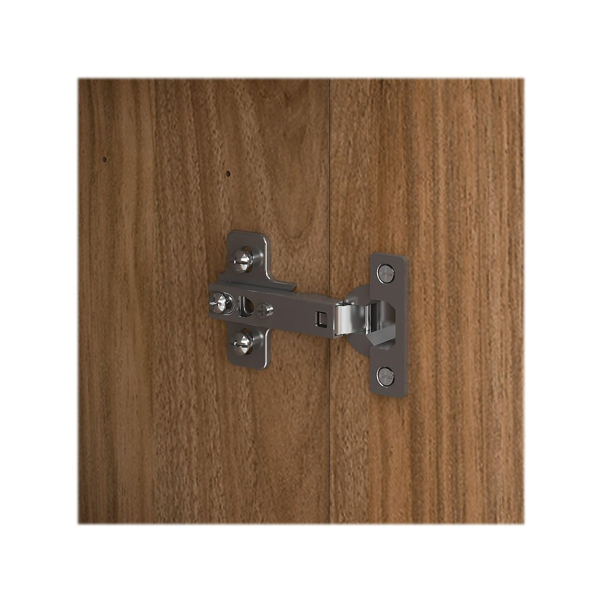 Bush Furniture Somerset L-Shaped Desk with Storage | Study Table with Drawers in Fresh Walnut | Home Office Computer Desk with Cabinets and Pullout Keyboard/Laptop Tray Bush Business Furniture