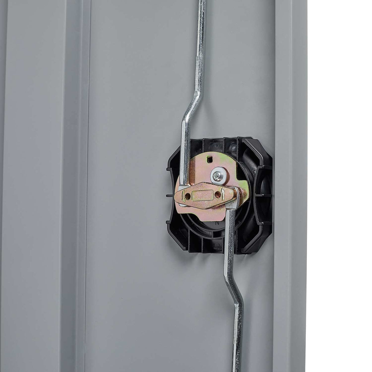 CNANXU Metal Garage Storage Cabinet - 72" Locking Metal Storage Cabinet with 2 Doors and Adjustable Shelves & Locking Doors - Garage Cabinets for Tool Storage - Grey CNANXU