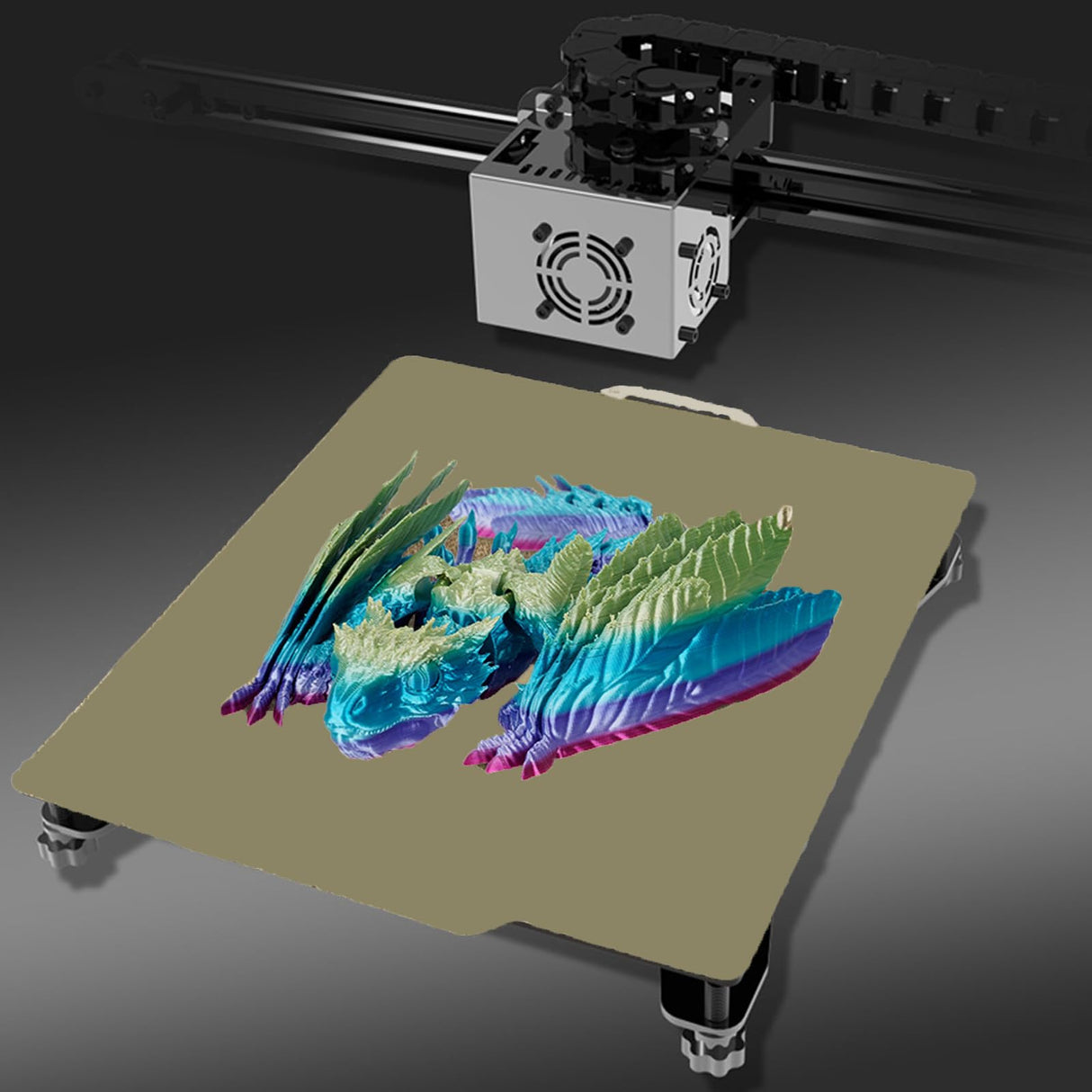 RETUXEP 257x257mm Double Sided Flexible PEI Sheet, Smooth PEI Surface+Textured PEI Surface for Bambu Lab X1C/X1/X1E/P1P/P1S/A1 3D Printer, 3D Printer PEI Spring Steel Build Plate Removable Platform RETUXEP