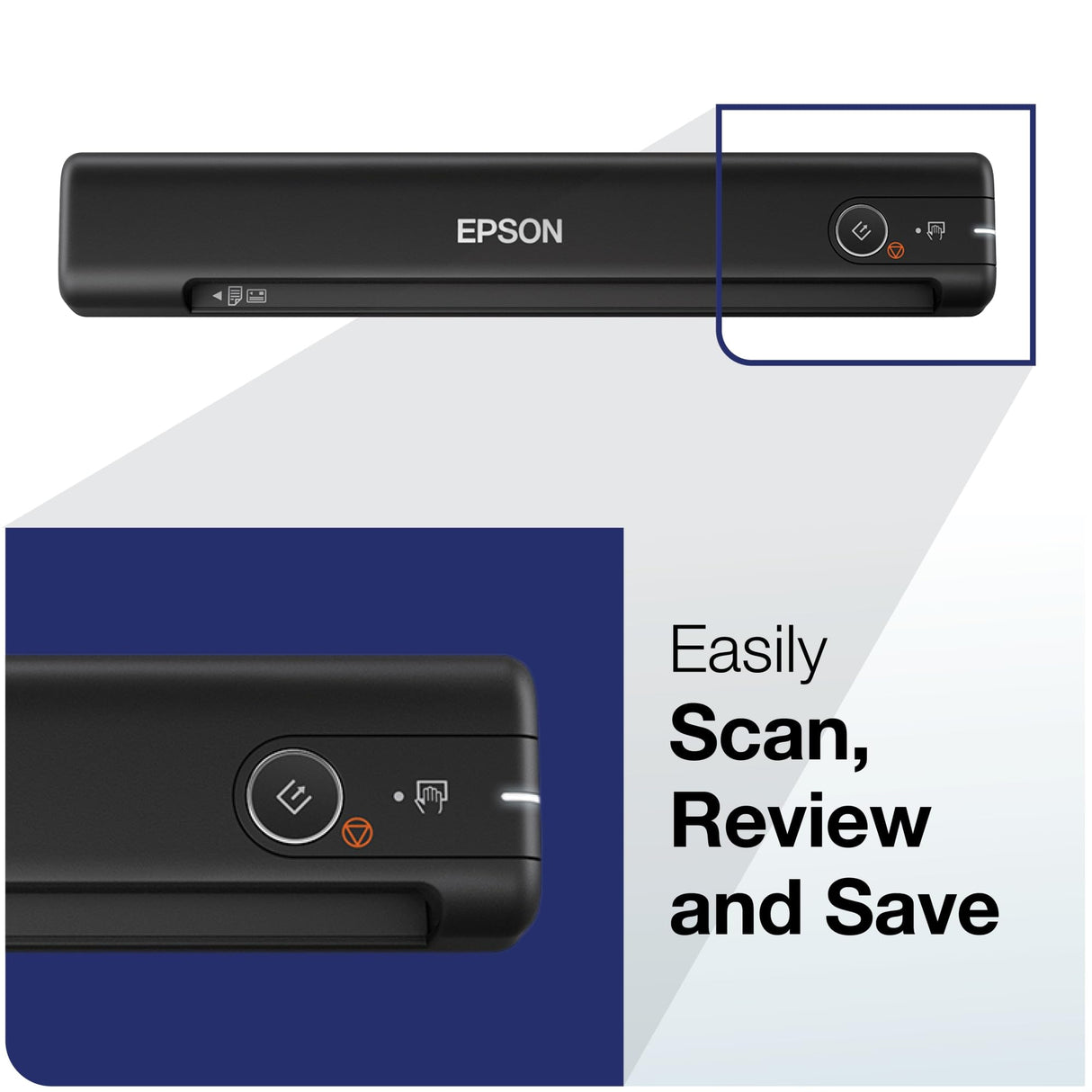 Epson WorkForce ES-50 Portable Sheet-Fed Document Scanner for PC and Mac Epson