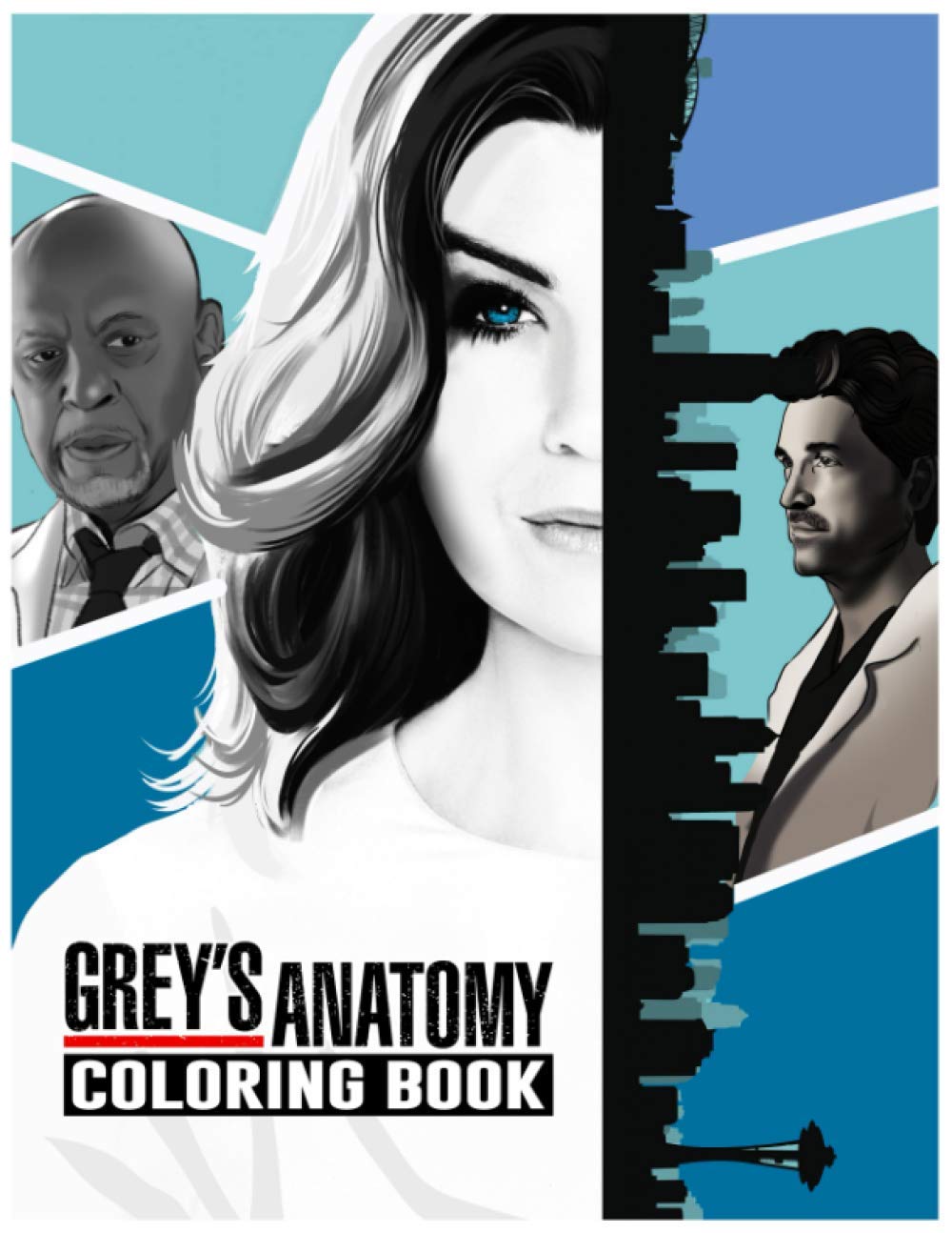 Grey's Anatomy Coloring Book: High-Quality An Adult Coloring Book Greys Anatomy! Stress Relieving WoodArtSupply