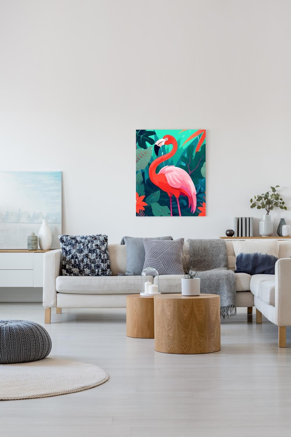 CUEAEAD DIY Koi in The Pond Under The Cherry Tree Diamond Painting Fish Paint by Numbers for Adult Full Round Diamond Art Kits for Room Decor & Living Room Decor 8x12 inch CUEAEAD