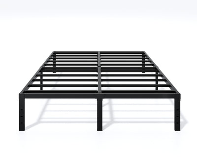 LUMUNANCE Metal Bed Frame King Size - 14 Inch Heavy-Duty King Platform Bed Frame No Box Spring Needed, Easy Assembly, Noise-Free, Sturdy Mattress Foundation, Underbed Storage Space