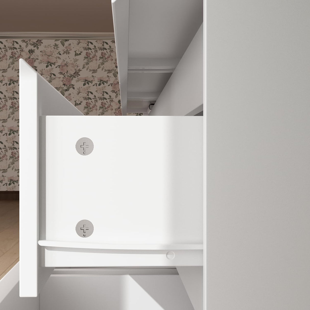 FAMAPY Chest of Drawers White 12 Drawer Dresser No Handle, Modern Contemporary 12-Drawer Cabinet Dresser for Bedroom (63" W x 15.7" D x 31.9" H) FAMAPY