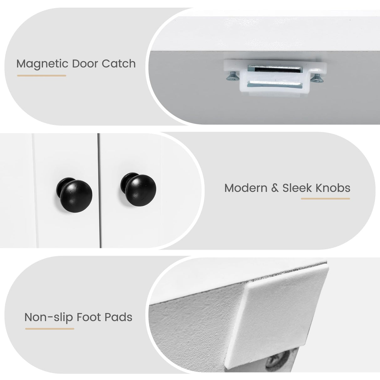 Giantex 71" Modern White Bookcase with Adjustable Storage and Anti-Tipping Features Giantex