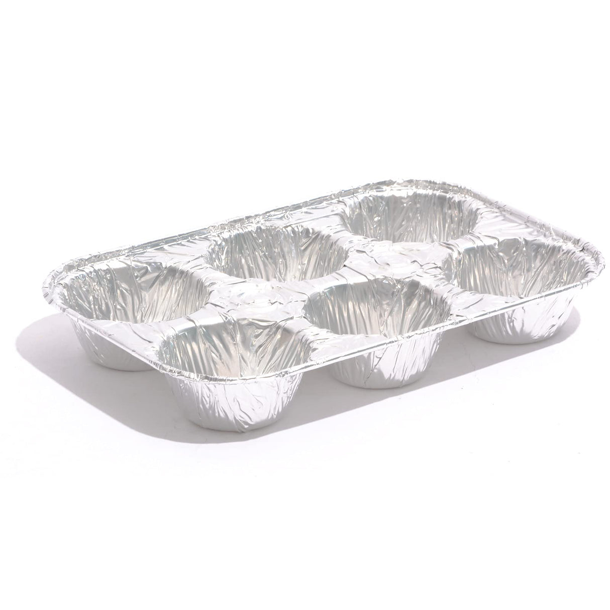 Waytiffer (10pack Muffin Pan 6-Cup Cupcake Aluminum Pans Favorite Muffin Tin Size for Baking Cupcakes Muffins and Mini Pies - Standard Size Waytiffer