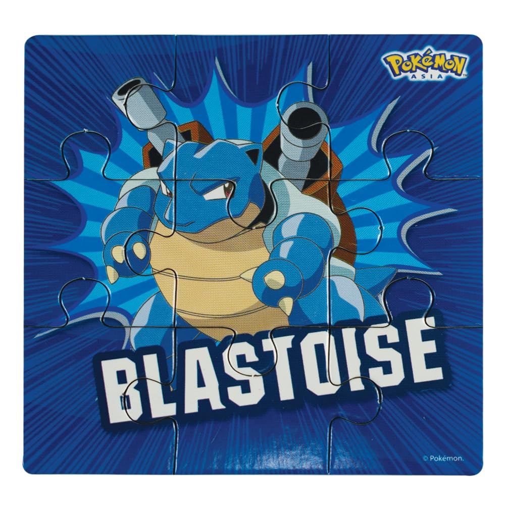 Pokemon Style Characters Zigsaw Puzzle, Pack of 6, Total 96 Pieces, Assortment 2 Topps