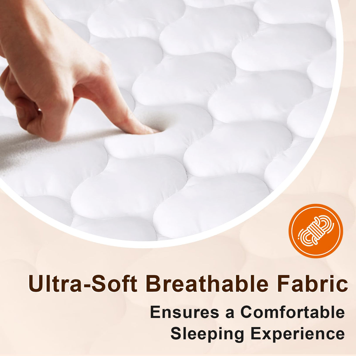 HYLEORY Heated Mattress Pad King Size Dual Control, Fast Heating Bed Warmer, Electric Mattress Pad Cover with Deep Pocket 9 Heat Settings, 10 H Auto Shut Off, Machine Washable, White 78"*80" HYLEORY