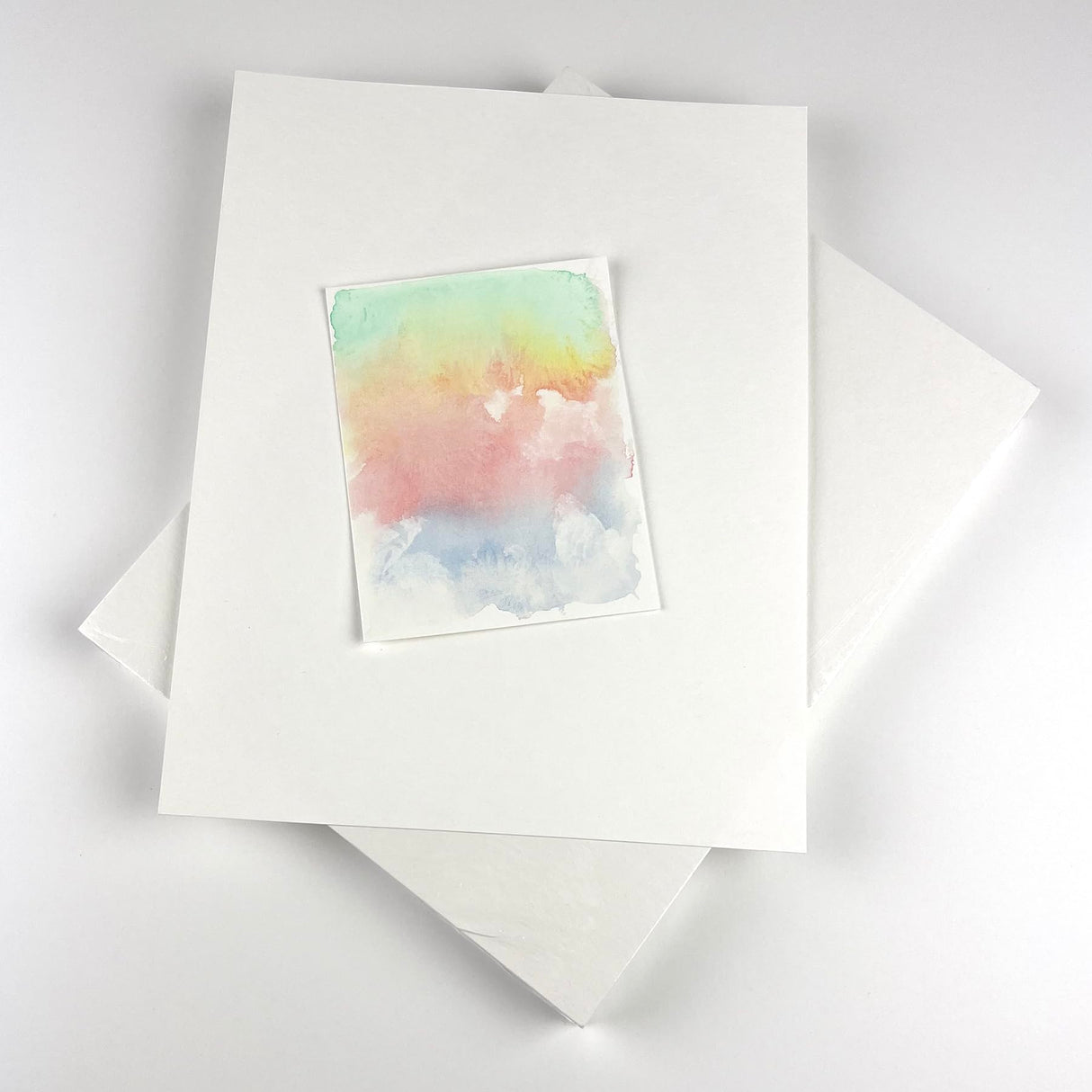 50 Sheets Watercolor Paper White Cold Press (300GSM, 8.5x11) Generic