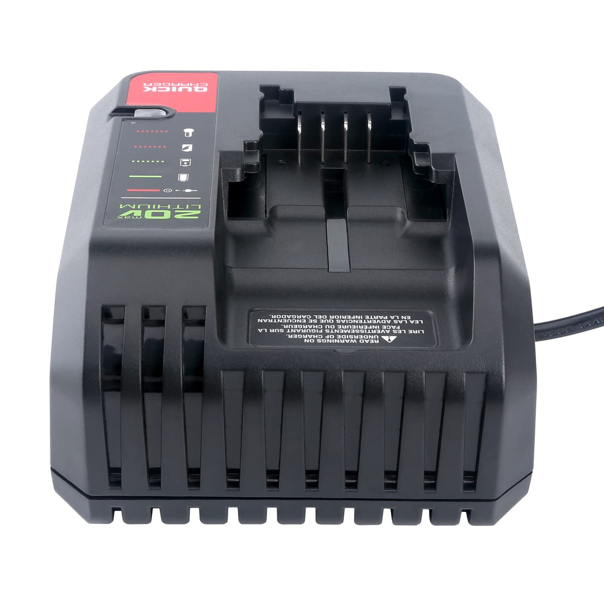 Elefly 20V Battery Charger PCC692L Compatible with Porter Cable 20V Lithium Battery PCC680L PCC685LP and Compatible with Black Decker 20V Battery LBXR20 LB2X4020 ELEFLY