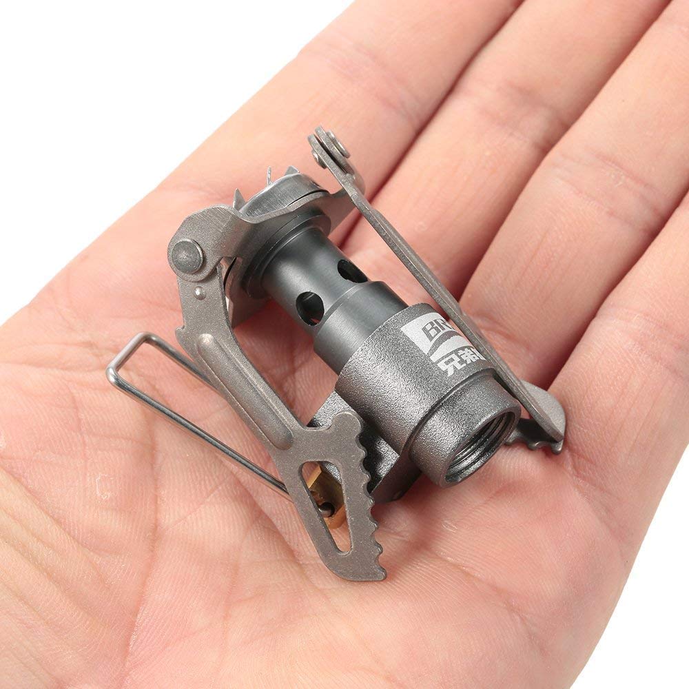 BRS Outdoor BRS-3000T Ultra-Light Titanium Alloy Miniature Portable Picnic Camping Gas Cooking Stove Portable Ultralight Burner 25gram BRS
