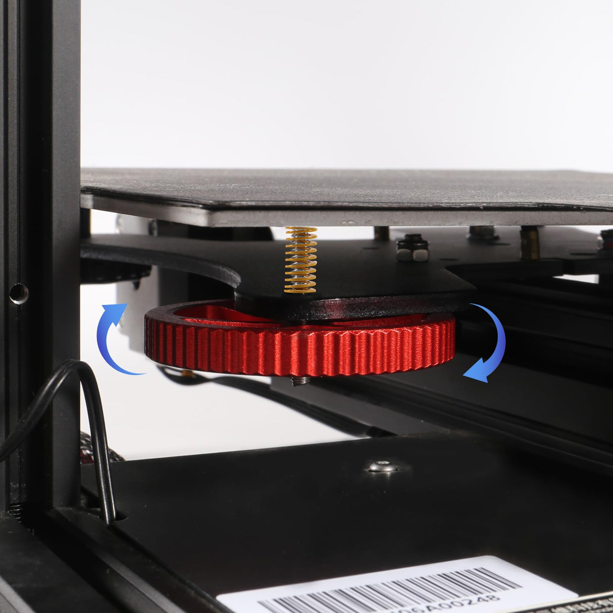 AITIAO Ender 3 Springs Upgrade Kit 4pcs Red Aluminum Hand Twist Leveling Nut+ 5pcs Heatbed Silicone Leveling Column Mounts+4pcs 20mm Springs and Screws for Ender 3/3 Pro/3v2 3D Printer AITIAO