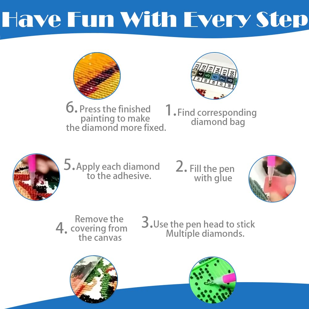 Butterfly Diamond Art Kits for Adults, Butterfly Diamond Painting Kits, 5D Diamond Dot, Gem Painting Kit, Dimond Art Paintings Kit, Crafts for Adults, Crystal Art, Home Wall Decor Gifts (12x16inch) Rekxtmo