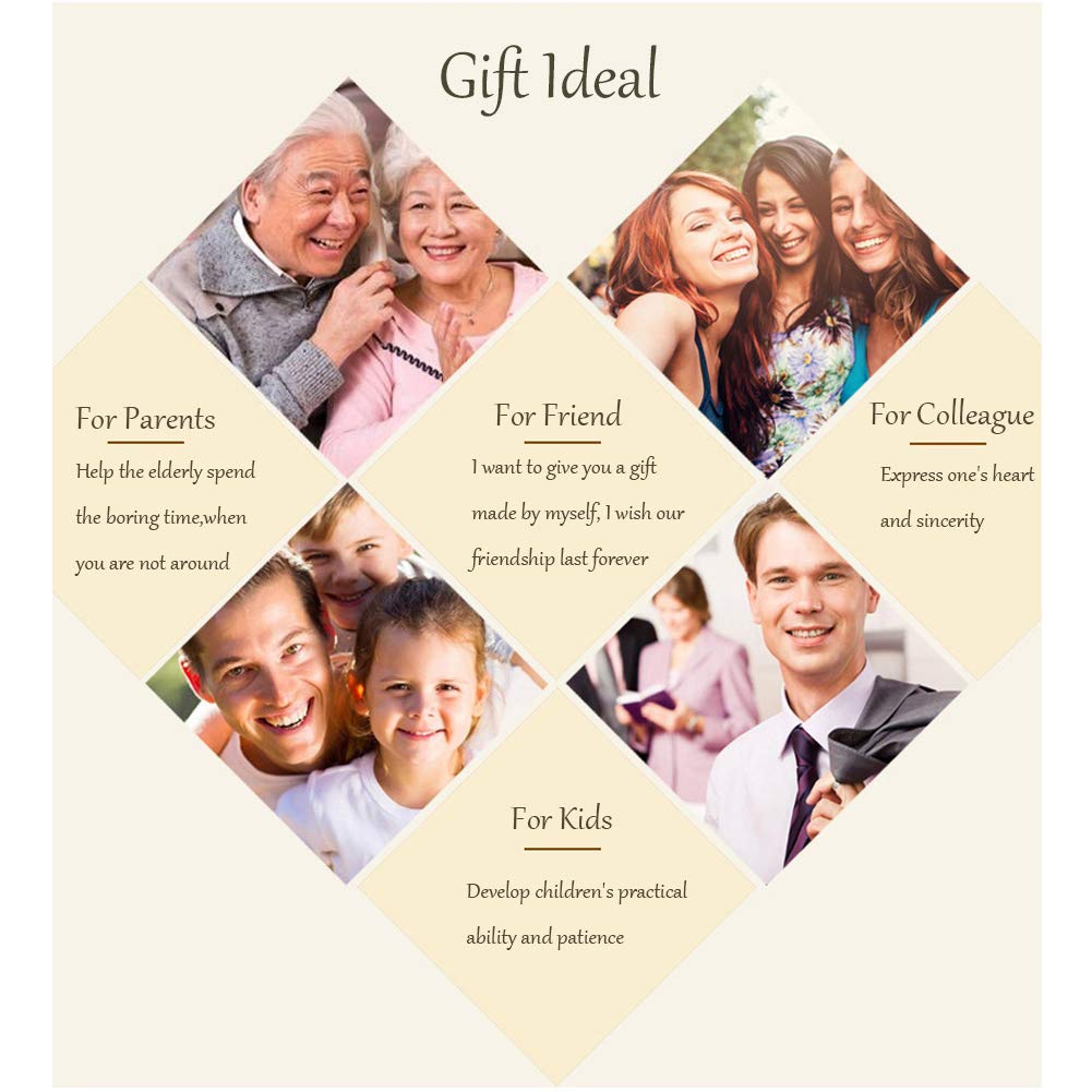 Anbys Christmas Steam Train Style Diamond Painting Kits for Adults Beginner DIY Full Drill Round Diamond Art Painting Kits for Home Decor (15.8 x 15.8 in) Anbys