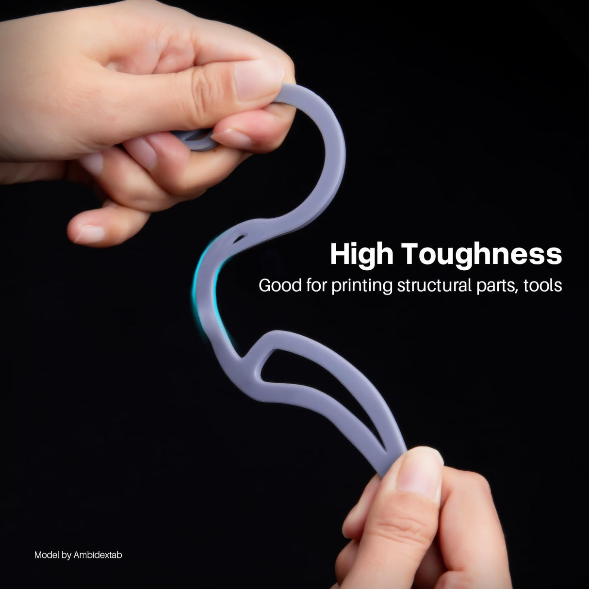 ELEGOO Water Washable ABS-Like 3D Printer Resin, High Durability and Toughness, Low Odor, Wide Compatibility for Mars Saturn Jupiter MSLA DLP LCD 3D Printing, Black 1000g ELEGOO