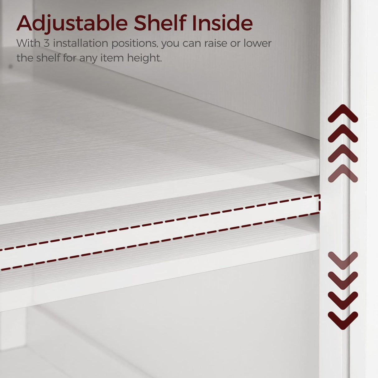 MAHANCRIS Farmhouse End Table with Charging Station, 24" Large Sofa Side Table, Wooded Square White Nightstand, Adjustable Storage Shelf, Rustic Bedside Table for Living Room, Bedroom, Walnut MAHANCRIS