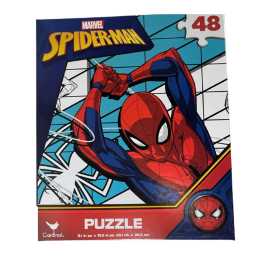3 Pk. Marvel Spider-Man 48 Piece Jigsaw Puzzle (Assorted Designs) Cardinal