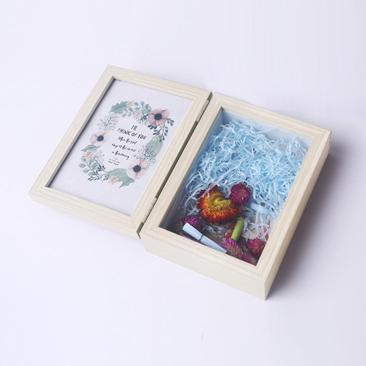 Favonuovy 5x7 Pet Memorial Picture Frame Shadow Box for Dogs and Cats Frame Keepsake for 3 Photos Pet Paw Print Display Shadow Box with Double Hinges and Glass Front Memorial Gifts for Dog Lovers Favonuovy