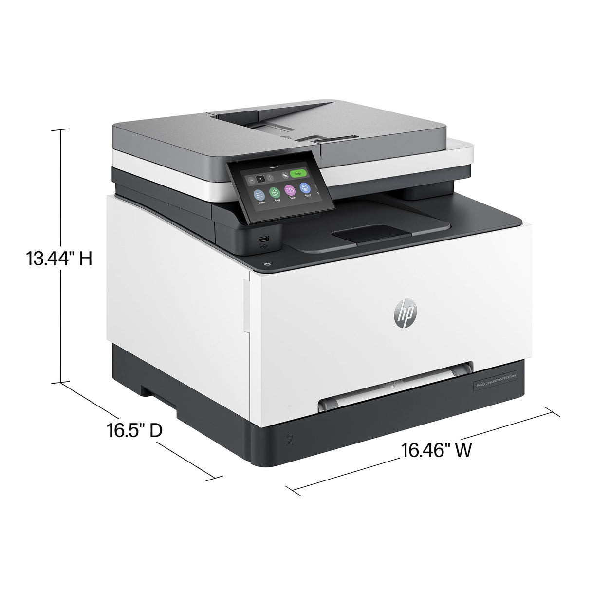 HP Color Laserjet Pro MFP 3301sdw Wireless All-in-One Color Laser Printer, Scanner, Copier, Best-for-Office (499Q3F) HP