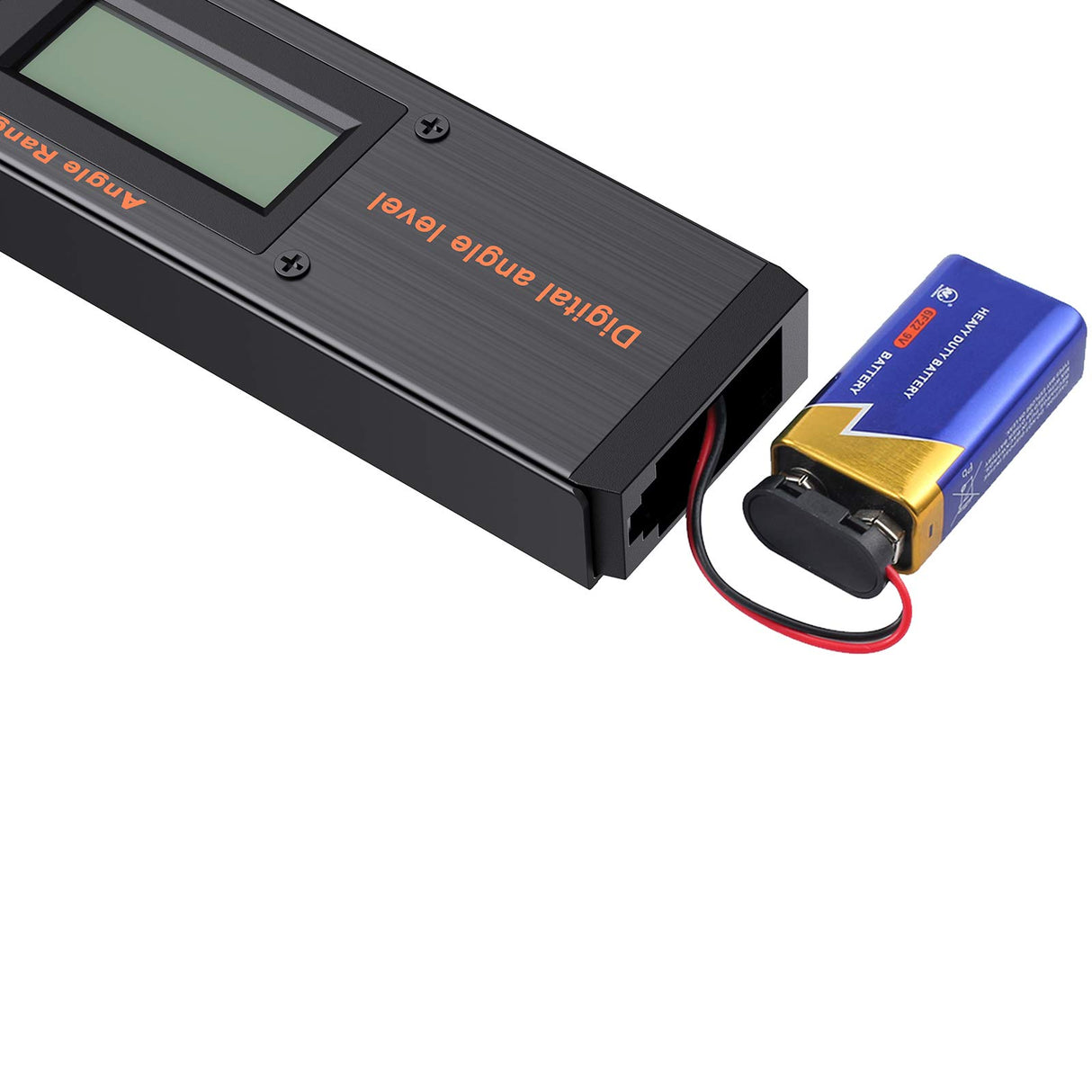 Neoteck Aluminum Digital Angle Finder Protractor 225° 16 inch Backlit LCD Digital with Horizontal and Vertical Bubble - Black Neoteck