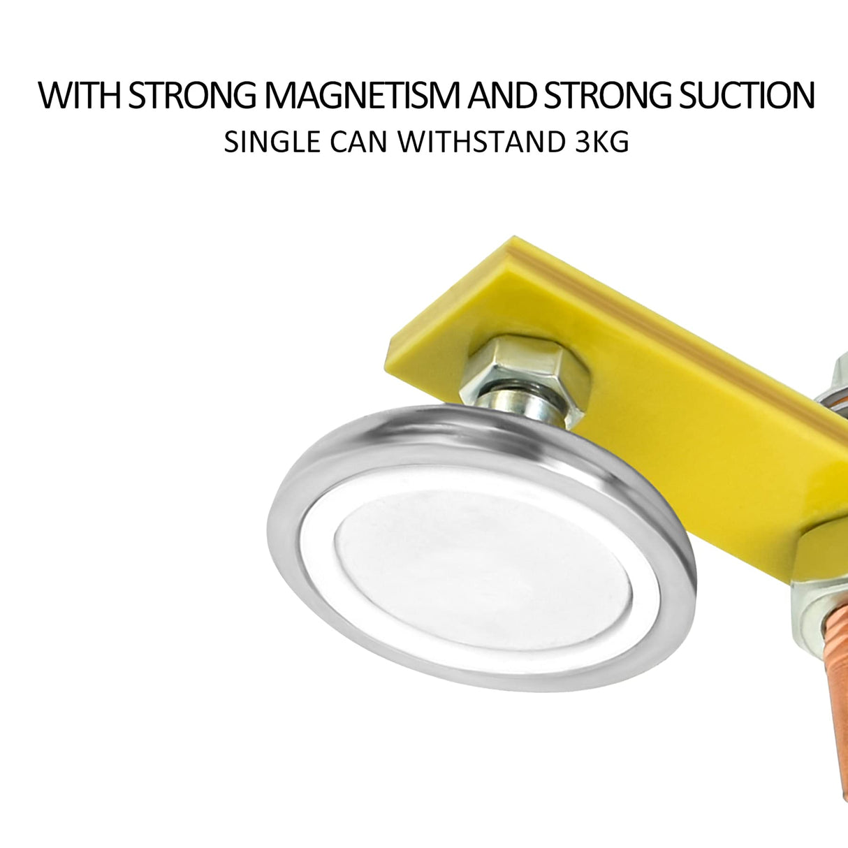 BAYTORY Upgrade Magnetic Welding Support Ground Clamp Tools, Welding Magnet Head Strong Magnetism Large Suction, Copper Tail Welding Accessories Stability Clamps BAYTORY