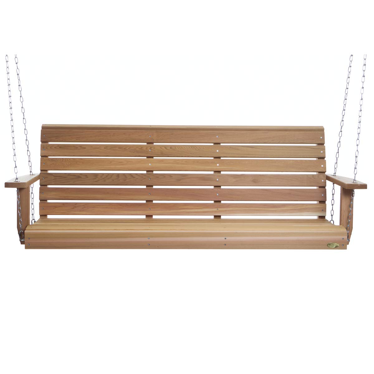 All Things Cedar PS60 Porch Swing | 5Ft Outdoor Furniture & Patio Swing | Handcrafted Western Red Cedar | Comfort Springs, Easy Assembly, Sustainable Outdoor Bench 68.5x23x24 All Things Cedar