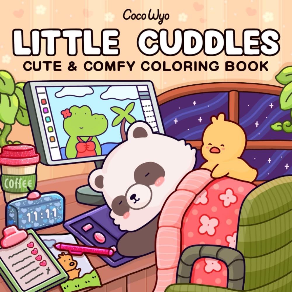 Little Cuddles: Coloring Book for Adults and Teens Featuring Cute Animal Friends for Relaxation (Cozy & Cute Coloring) Independently Published