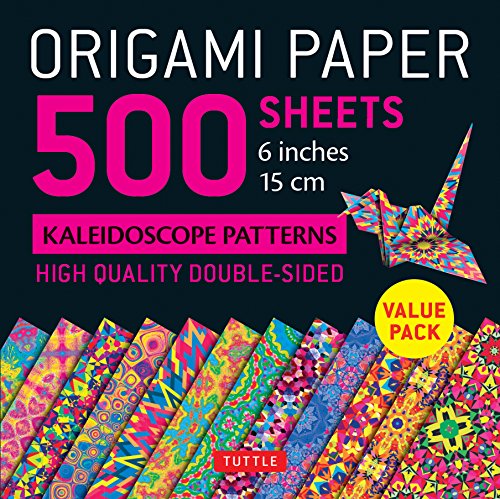 Origami Paper 500 sheets Kaleidoscope Patterns 6" (15 cm): Tuttle Origami Paper: Double-Sided Origami Sheets Printed with 12 Different Designs (Instructions for 6 Projects Included) Tuttle Publishing
