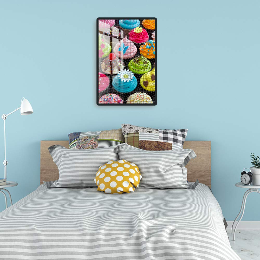 500 Pieces Assorted Cupcake Jigsaw Puzzle for Adults and Kids Big Size Gift Idea (Cupcakes) fishwisdom