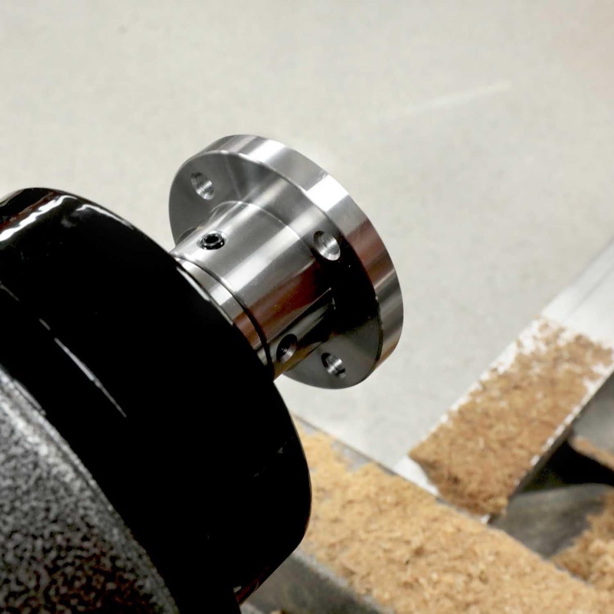 Hurricane Turning Tools, 3" Steel Faceplate For Wood Lathe, 1 1/4" x 8 TPI Hurricane Turning Tools