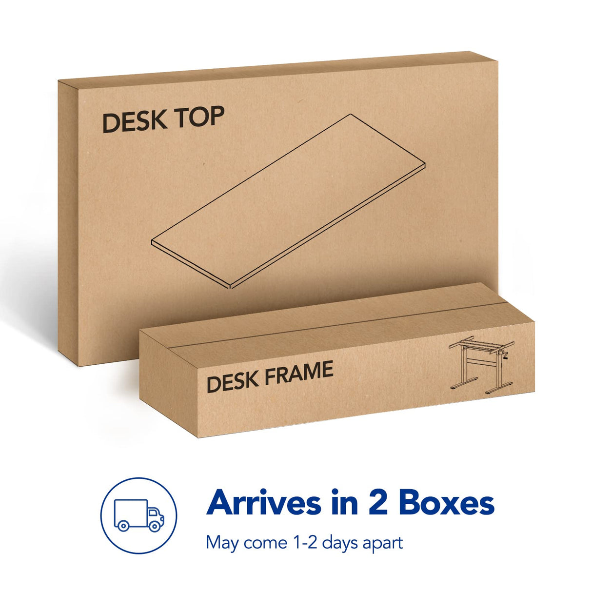 SANODESK Electric Standing Desk 60 x 24 Inches, Height Adjustable Stand Up Desk w/2-Button Controller, Ergonomic Computer Desk for Home Office, White SANODESK