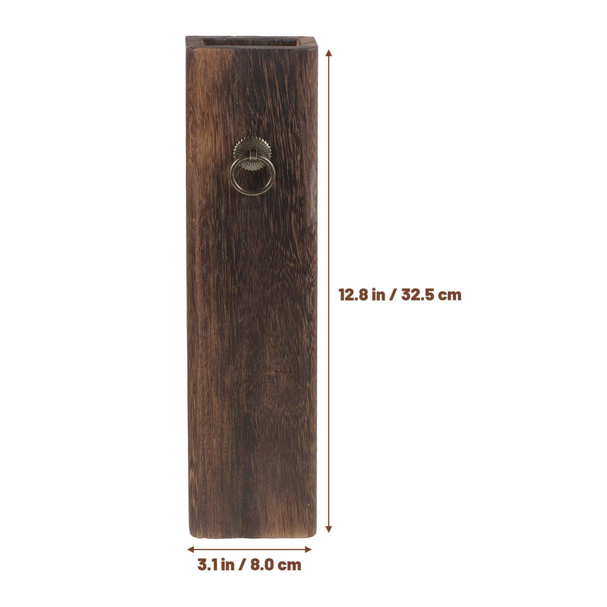 Wood Wall Pocket Vase Wood Wall Planter for Dried Flowers and Artificial Greenery Indoor Plants Holder Indoor Wall Planter Wooden Pocket Vase Modern Farmhouse Wall Decor IMIKEYA