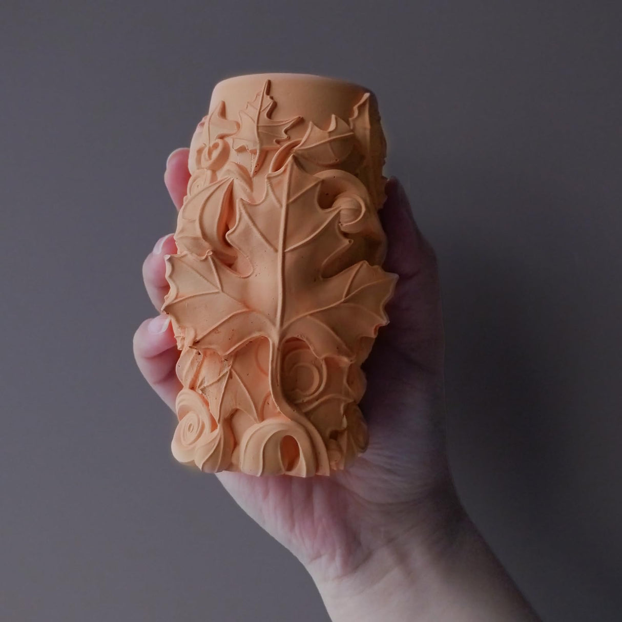 Japleed Maple Leaf Embossed Candle Molds, Autumn Leaves Pillar Candle Silicone Molds, 3D Fall Molds for Soap Wax Epoxy Resin, Fondant Chocolate Cake Dessert Decoration Molds DIY Supplies japleed