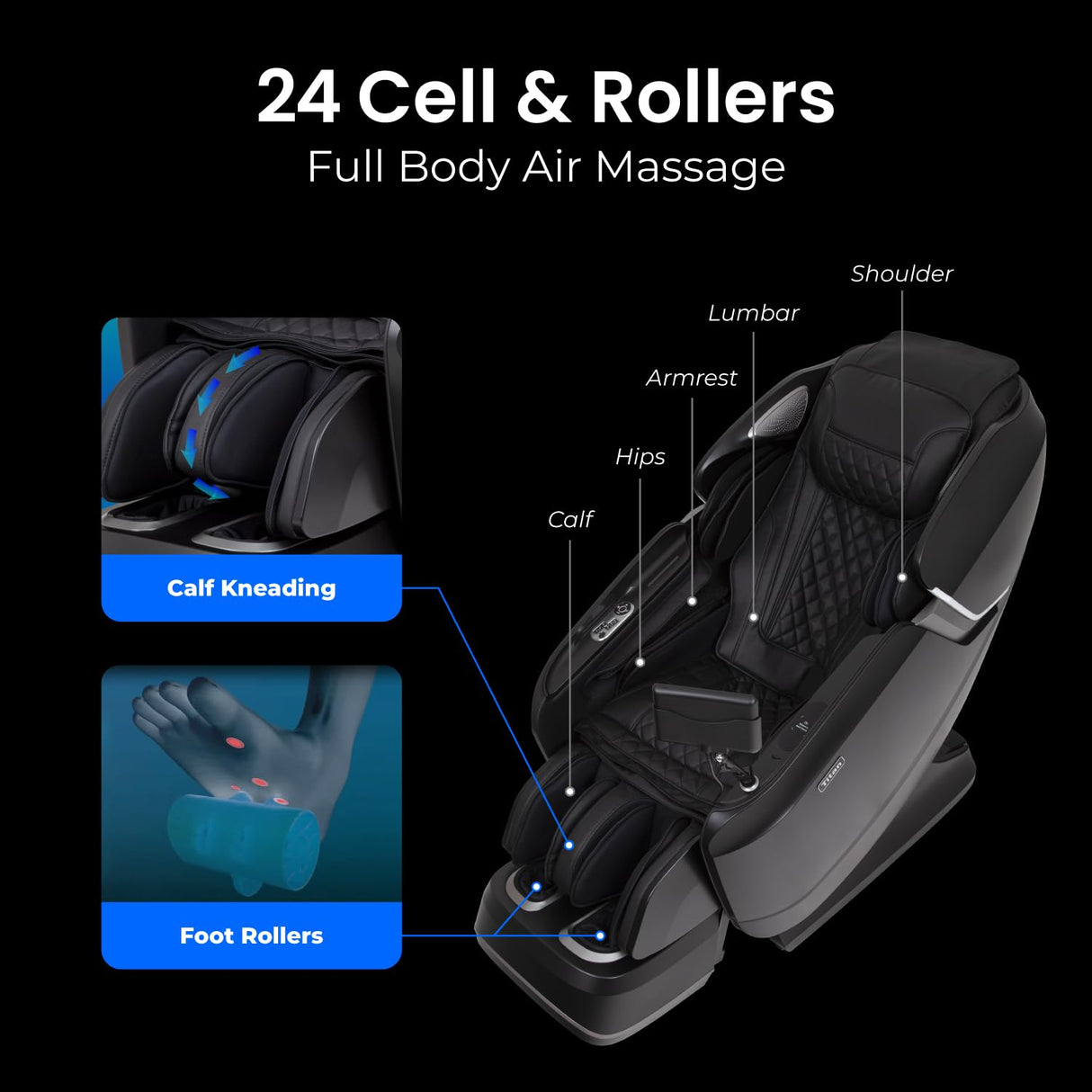 Titan Pro Vigor 4D | Taupe | Full Body Massage Chair | Zero Gravity Reclining | SL Track | Multiple Massage Techniques | Heated Roller | Space Saving | Foot & Calf Massage Titan