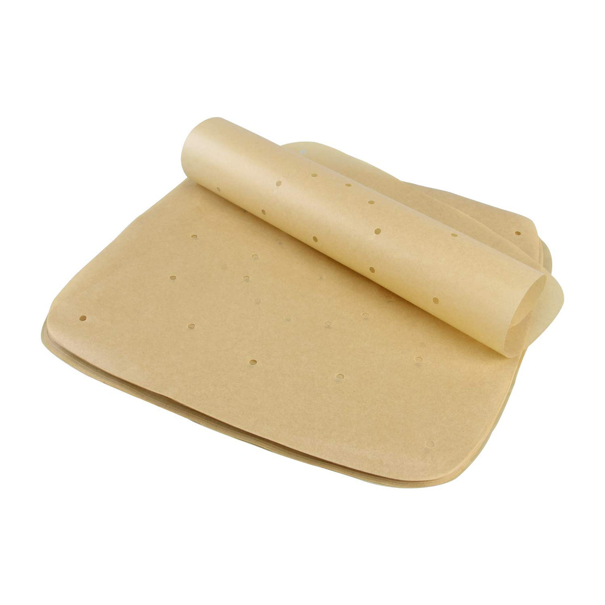 Air Fryer Parchment Paper Liners(11"×11") Square 100Pcs Unbleached Compatible with XXXL Air Fryer,Perfect for 8.5QT/9.5QT/10QT Or Bigger Air Fryers (Brown) ANQIA